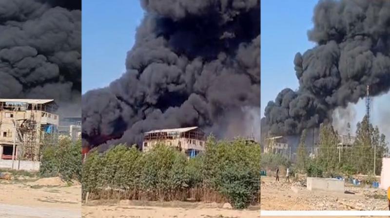 Derabassi Chemical Factory Fire News in hindi