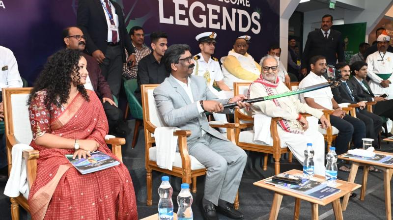 Chief Minister Hemant Soren's love for hockey was shown in Odisha