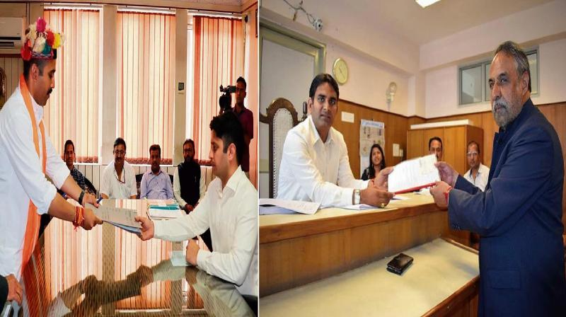 Vikramaditya and Anand Sharma filed nominations news in hindi