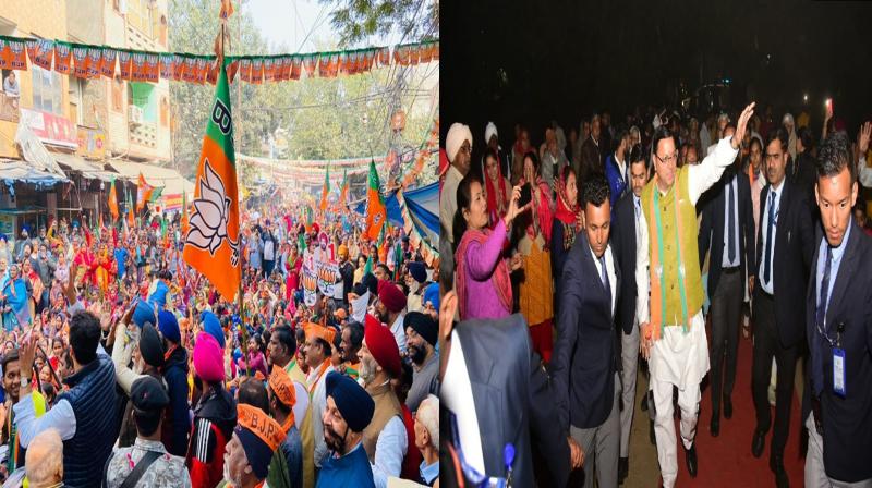 MCD Elections: To woo the voters, BJP showed its full power, did 100 roadshows, public meetings