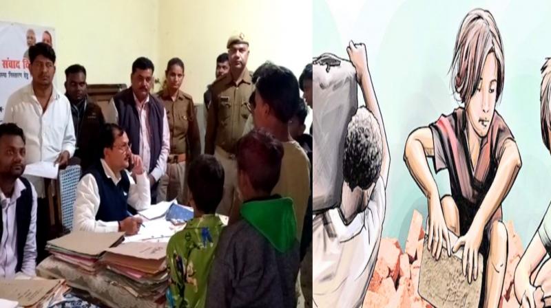 UP: Police freed small children working in factory