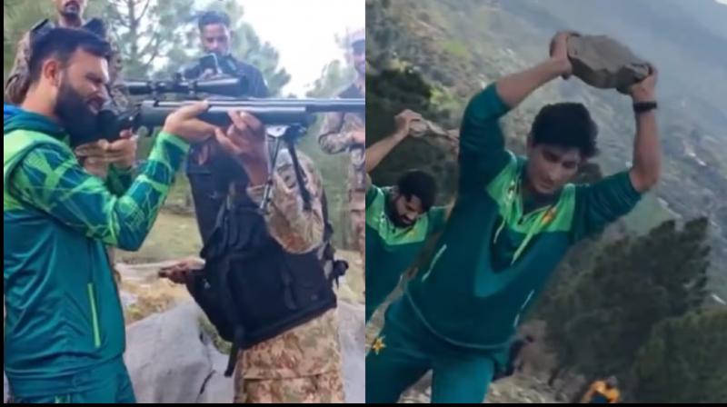 Netizens Troll Pakistan Players Over Sniper Shooting At Boot Camp Video