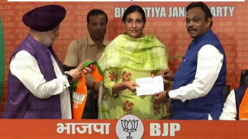 Sikandar Singh Maluka son and daughter-in-law join BJP