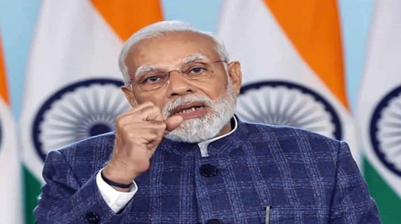 BJP determined to free India from corruption, nepotism, and other challenges: Modi