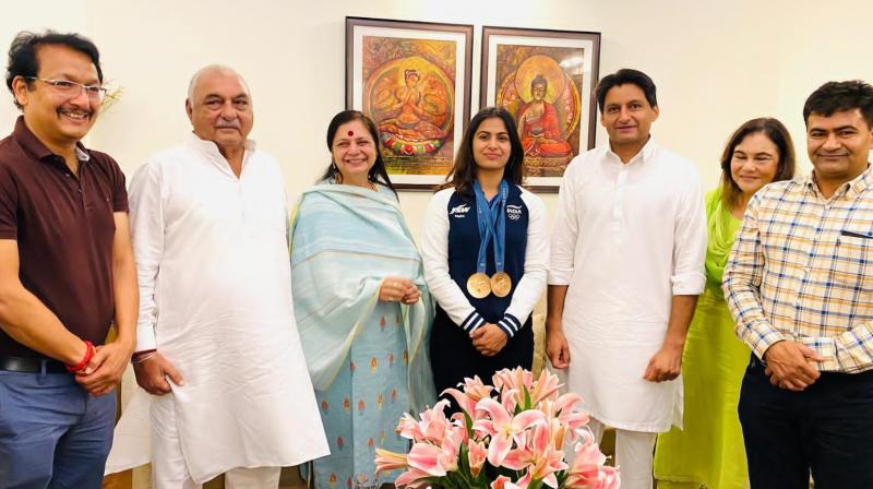 Manu Bhakar met Bhupendra Hooda, will have breakfast with the whole family on 13th