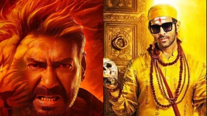 Ajay Devgn Singham Again is on track to clash with Kartik Aaryan's Bhool Bhulaiyaa 3 on  this Diwali