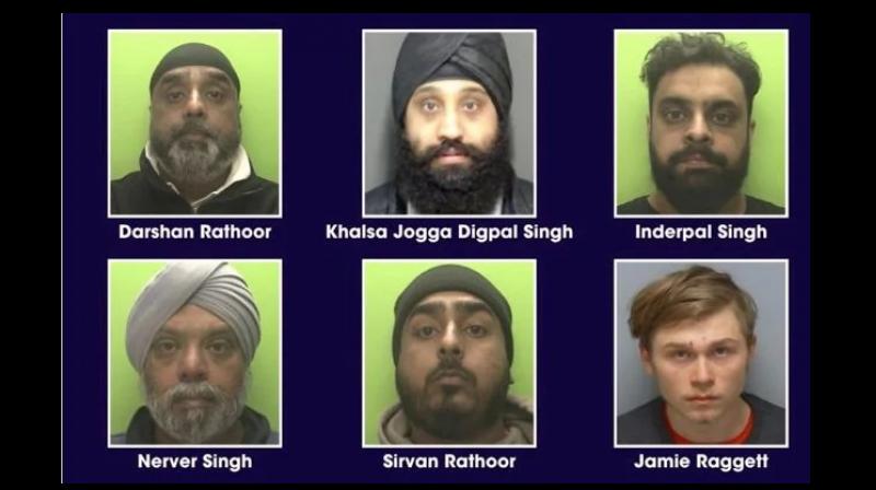 6 including 5 Punjabis were imprisoned for 80 years In England