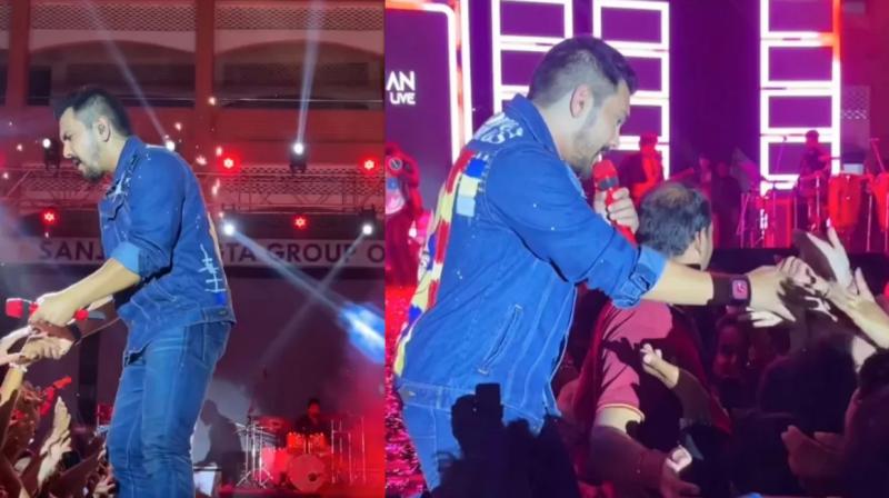 Aditya Narayan snatched fan's phone and threw it during live concert