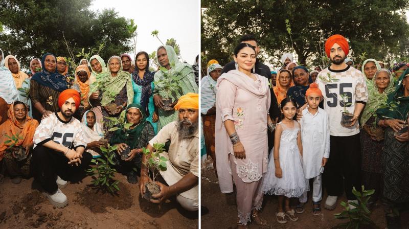 Diljit Dosanjh supports mission to plant 1 billion trees news in hindi