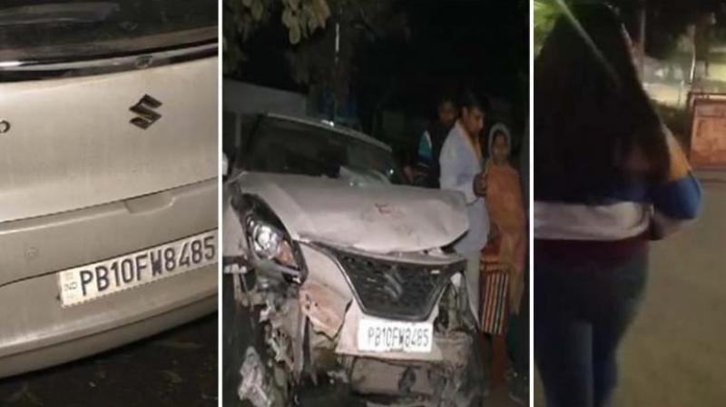 Racing car crushes innocent people in Ludhiana, two killed Threekey Road Car Race Accident