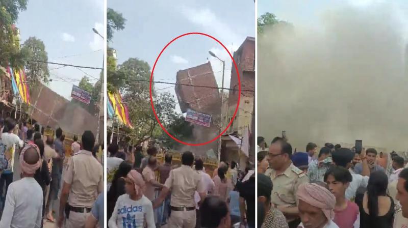 Building collapsed in Kalyanpuri area of ​​Delhi news in hindi