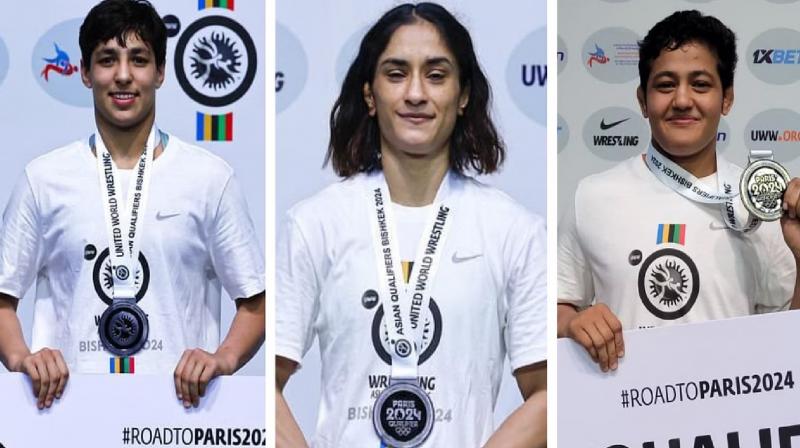 Vinesh, Ritika and Anshu got Paris Olympic quota news in hindi