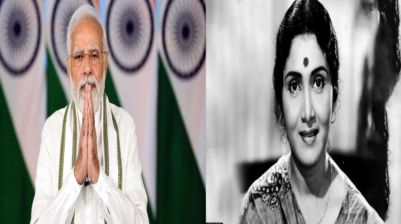 PM Modi pays tribute to actress Sulochana Latkar