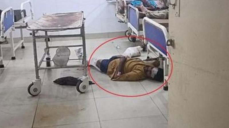  Patient fall from stretcher in Ludhiana hospital, died