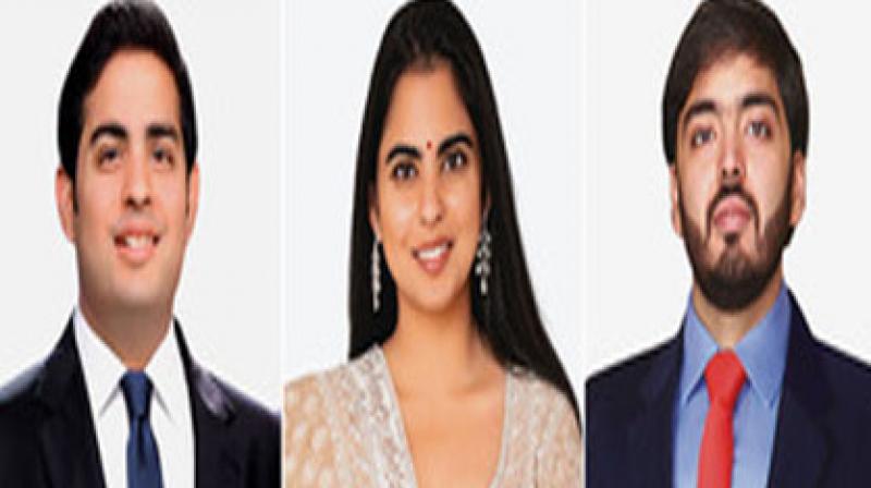 Kaman, Isha, Akash and Anant induct new generation of Ambani family on Reliance's board