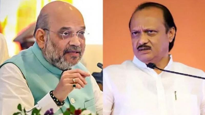 Amit Shah-Ajit Pawar met at the airport, know what was discussed? News in hindi