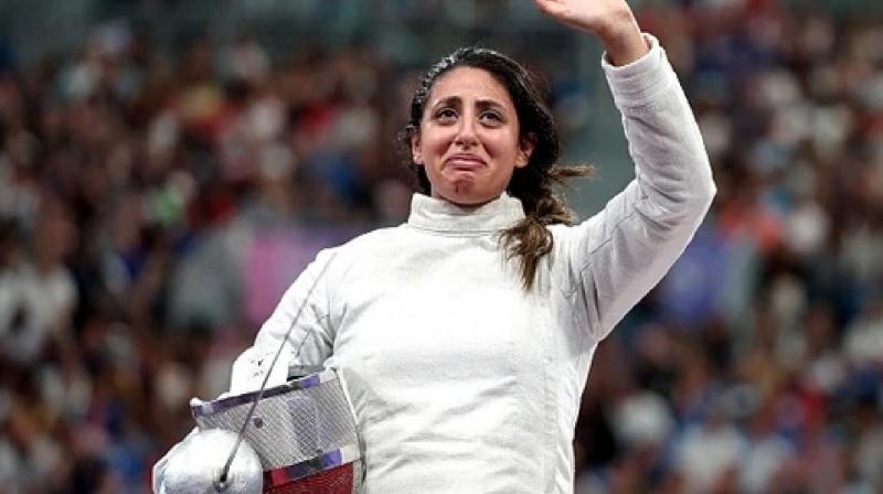 Paris Olympics 2024 pregnant fencer Nada Hafez Sets Sportsmanship goals