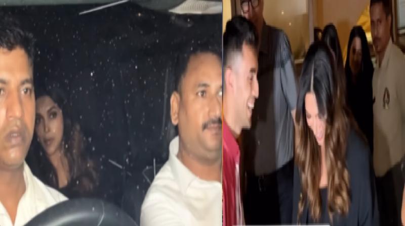 deepika padukone out seen with badminton player lakshya sen video viral