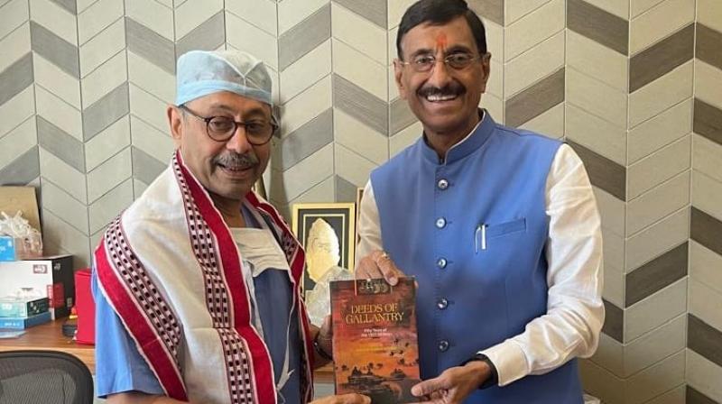 State Defense Minister Sanjay Seth met Dr. Naresh Trehan