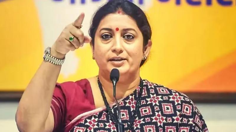 Congress should understand the signal of BJP's victory in Northeast assembly elections: Irani
