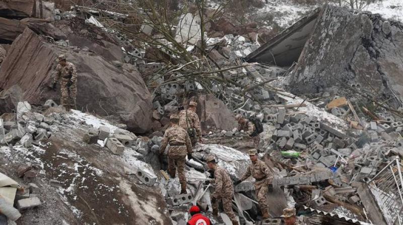 Landslide in China's mountainous Yunnan province 20 dead 24 missing