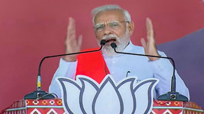 This election is about deciding the future of Gujarat for the next 25 years: Modi