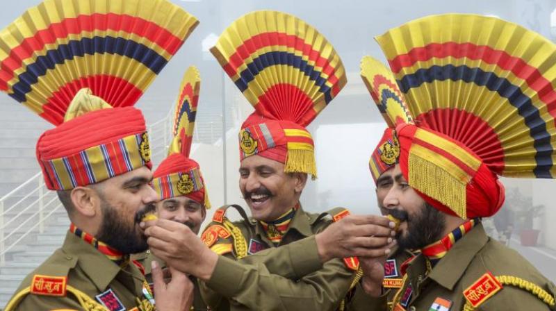 Republic Day 2024: Tricolor hoisted at Attari border, soldiers congratulated each other