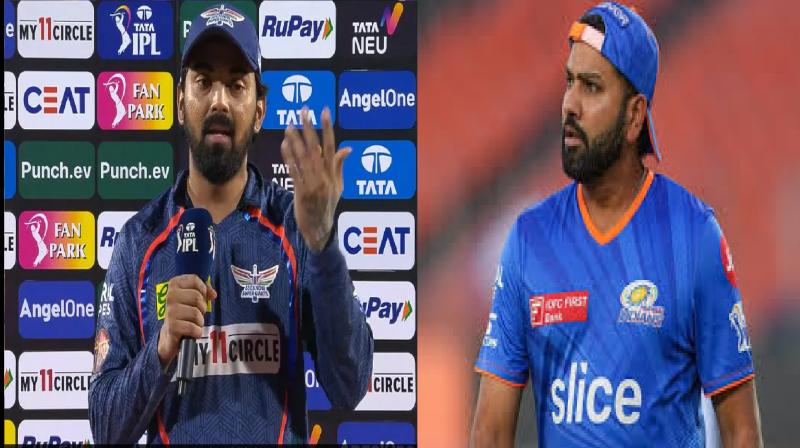 IPL 2024 MI vs LSG KL Rahul On Rohit Sharma says will be cheering for sharma ji ka beta in t20 world cup2024