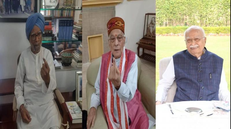 Lok Sabha Election 2024 Manmohan Singh, L.K. Advani Murli Manohar Joshi cast their vote from home
