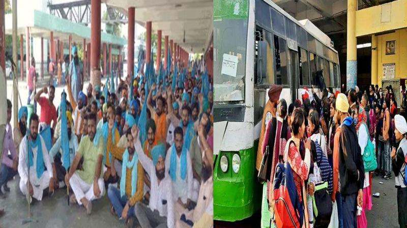 Bus workers strike in Punjab, passengers upset