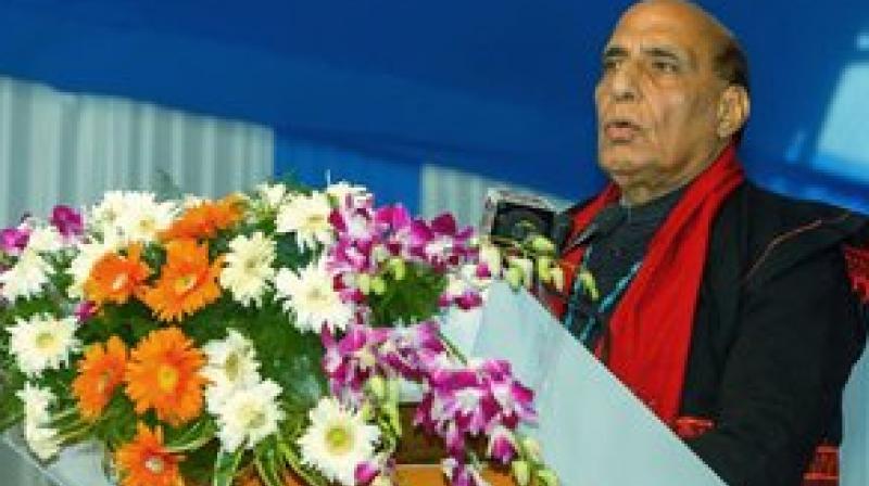 Defense Minister Rajnath Singh on a two-day visit to Andaman