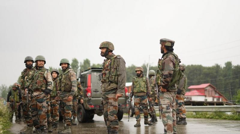 Three soldiers killed in a deep gorge near the Line of Control in Kashmir