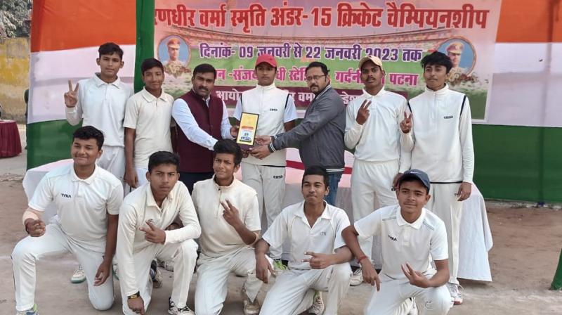 Randhir Verma won the BPCA Under 15 Cricket Championship