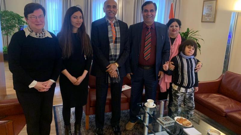 MD Ajay Prakash Pathak met Indian Ambassador in Germany