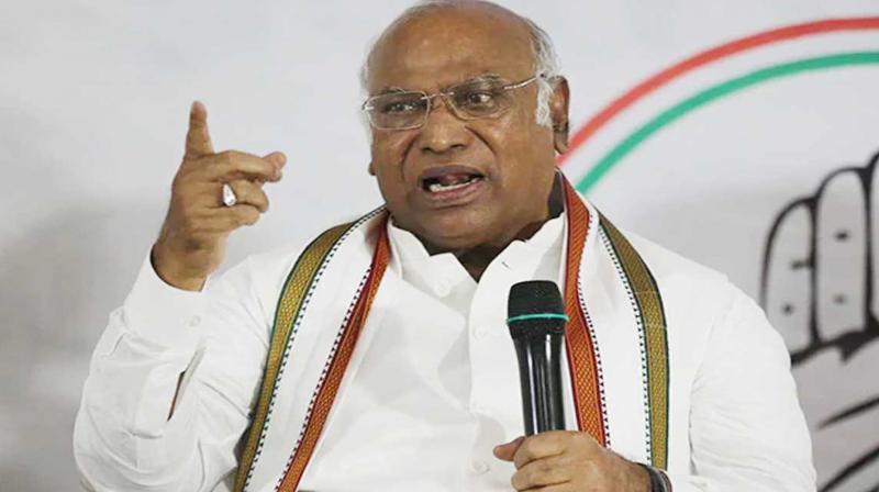 Kharge( file photo) 