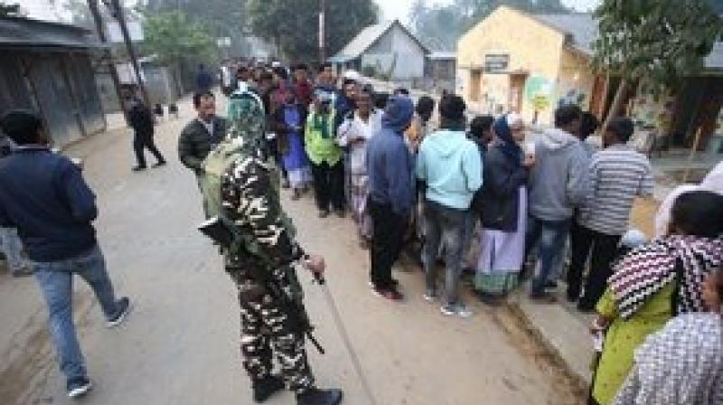 14 percent voter turnout till 9 am in Tripura