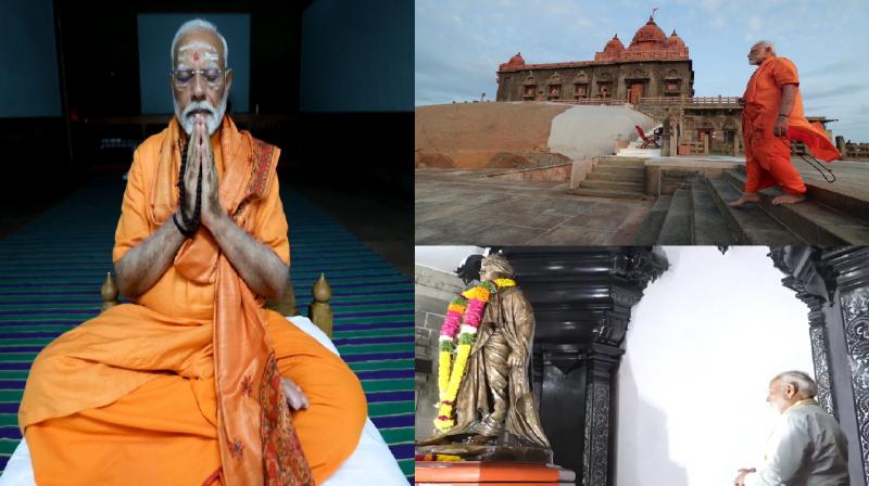 PM Modi will meditate at Vivekananda Rock news in hindi