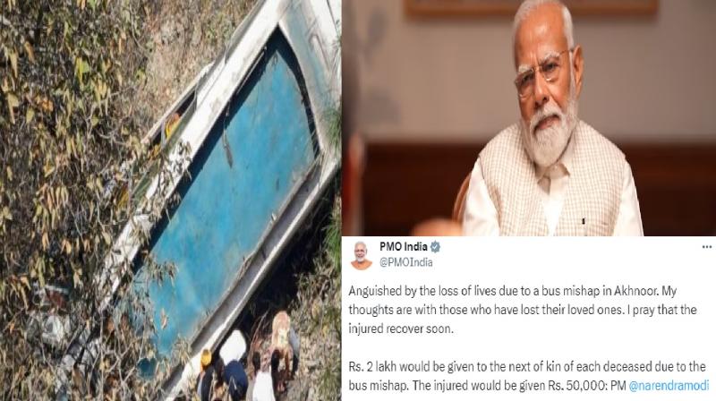 PM expressed grief over Jammu bus accident, big announcement for the families of the deceased