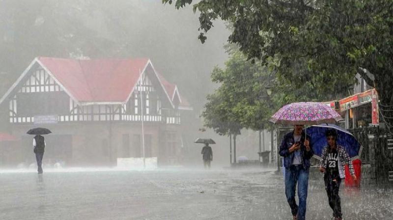 Weather changed in Himachal, orange alert issued news in hindi