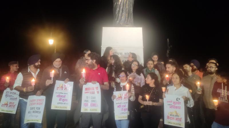 Kolkata Rape-Murder Case: Candle march taken out in Shimla demanding justice for the victim( pti -photo)