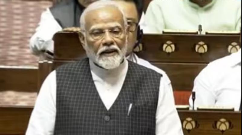 PM Modi allegation on opposition on Constitution Day in Rajya Sabha today news