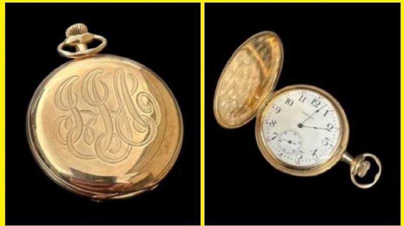Titanic passenger gold watch auctioned news in hindi
