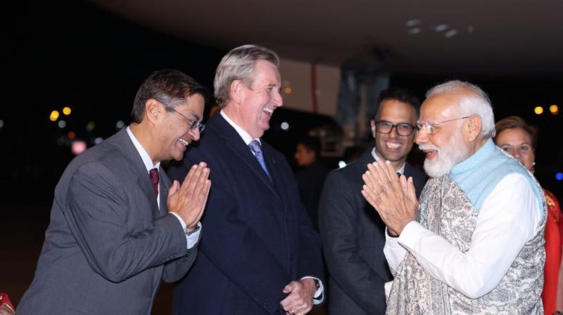 PM Modi arrives in Australia, will hold talks with Albanese