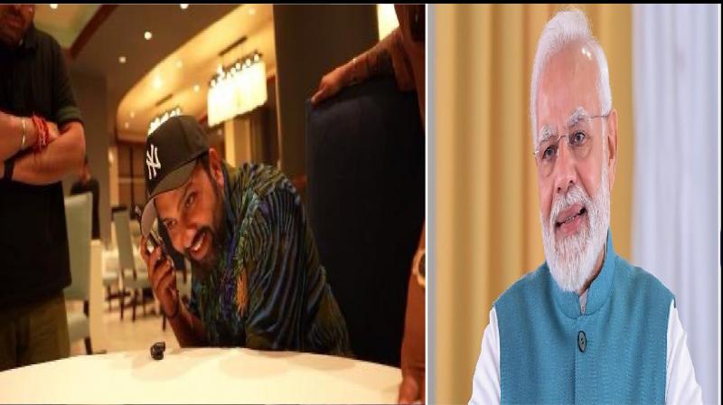 Rohit Sharma thanks PM Modi for congratulating the team on its victory 