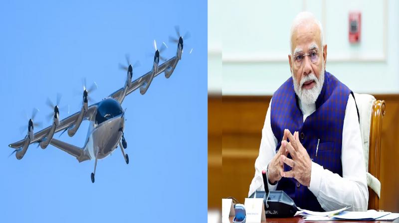 Travel by air taxi will soon become a reality in the country: Prime Minister Modi