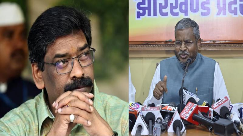 Hemant Soren went to jail for corruption, after coming out he is speaking the language of a criminal: Babulal Marandi.