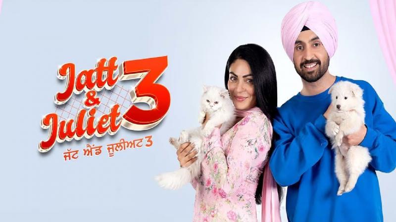 Film 'Jatt and Juliet 3' broke records at the box office news in hindi