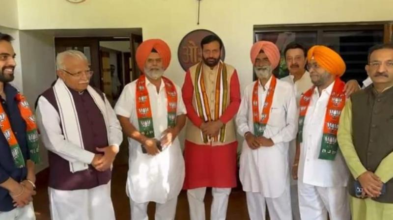  Haryana AAP Leader Advocate Gurinder Singh Nat joins BJP