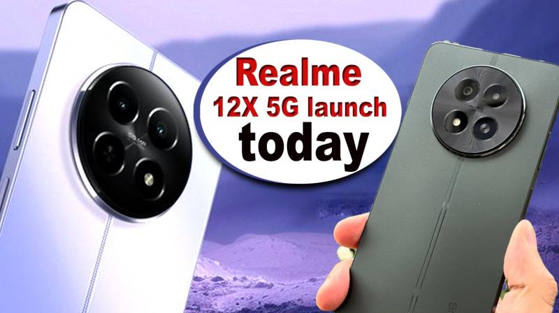 Preparations completed to launch Realme 12X smartphone, watch live here