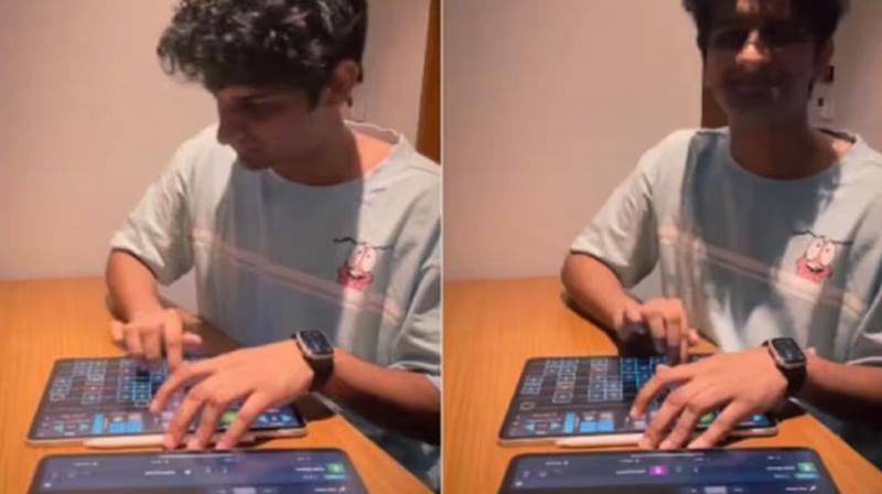 Young man played sitar on iPad Anand Mahindra share Video News In Hindi
